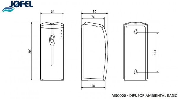 Difusor Insecticida/ambientador Basic Jofel